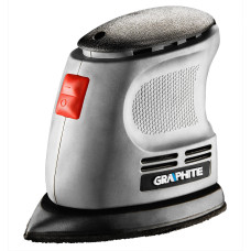 Вібраційна шліфувальна машина Delta GRAPHITE 59G335, 105 Вт, трикутна підошва, для шліфування кутів