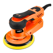 Ексцентрикова шліфмашина NEO TOOLS 04-721, 350 Вт, 150 мм, 6 рівнів швидкості