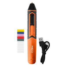 Ручка для гарячого клею акумуляторна NEO TOOLS 17-085, USB, 2000 мАг