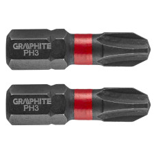 Ударний біт PH3 x 25 мм, 2 шт.