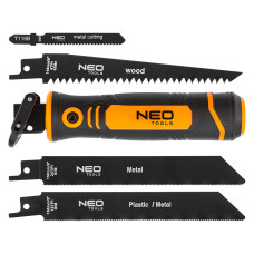 Універсальний набір пилкових полотен NEO TOOLS 44-650 з тримачем, 5 шт.