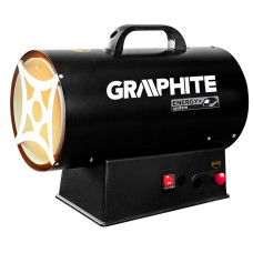 Газовий обігрівач Graphite 58GE100 15 кВт з п’єзорозпалом і захистом від перегріву