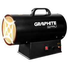 Газовий обігрівач Graphite 58GE101 30 кВт з п’єзорозпалом і захистом від перегріву
