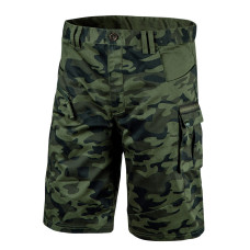 Робочі шорти камуфляжні NEO 81-271, Camo, з еластичним поясом і кишенями