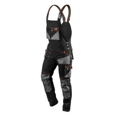 Робочий напівкомбінезон Neo Tools HD Slim 81-248 з посиленими швами та кишенями для інструментів