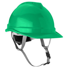 Каска промислова NEO TOOLS 97-223, зелена, з підборіддям, ABS, CE сертифікат Зелений