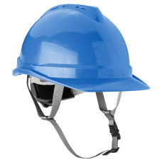 Каска промислова NEO TOOLS 97-222, синя, з підборіддям, ABS, CE сертифікат Синій