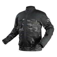Куртка робоча NEO TOOLS CAMO URBAN 81-212, саржа, регульовані манжети,