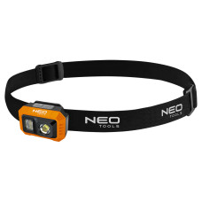 LED налобний ліхтар Neo Tools 99-115 500 лм з сенсором і червоним світлом