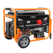 Генератор трифазний бензиновий NEO TOOLS 04-732, 7.5 кВт, EURO 5, бак 25 л