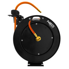 Пневматична котушка NEO TOOLS 10-701 HEAVY DUTY, металева, шланг 9,5×15,8 мм, 15+1 м