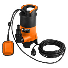 Погружний насос для брудної води Neo Tools 04-745, 400 Вт, макс. напір 7 м, 8000 л/год