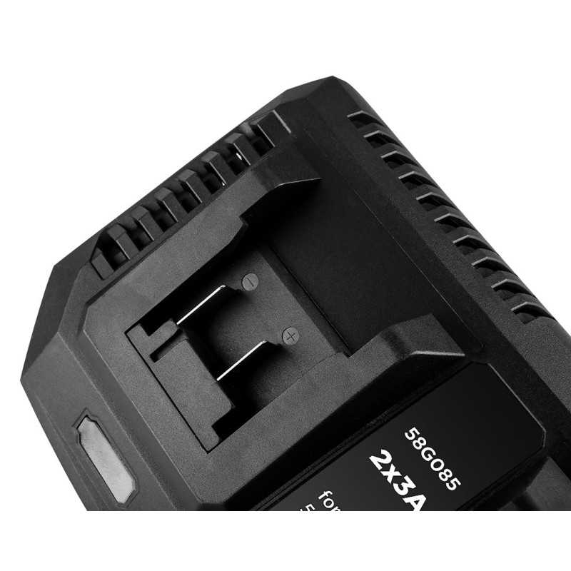 Швидкий зарядний пристрій GRAPHITE 58G092 Energy+ 18V, для двох акумуляторів
