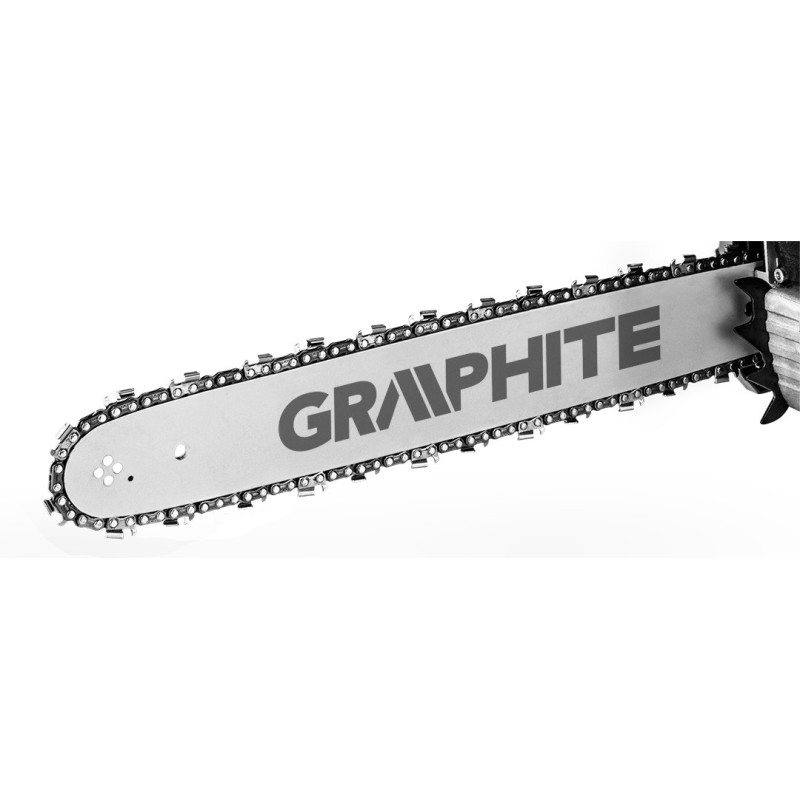 Бензопила Graphite 2.7 кВт, 18 дюймів, 52 см³, арт. 58G954 – для лісу та саду
