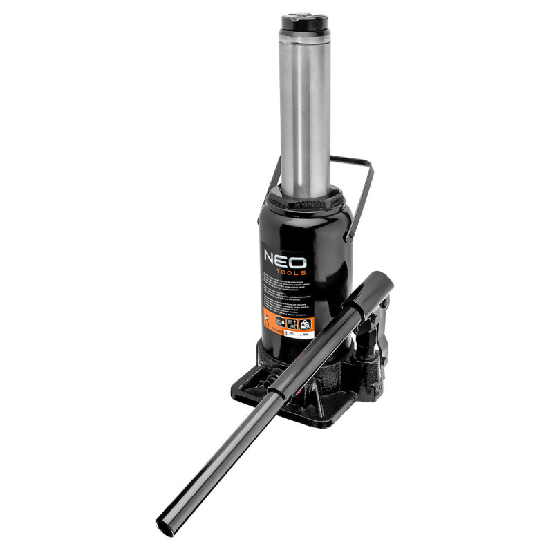 Гідравлічний домкрат бутильний NEO Tools 10-455, 15 т, 230–460 мм, стальний, CE