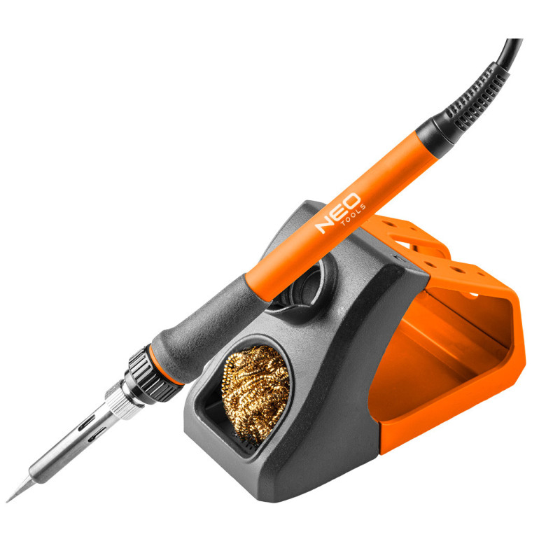 Паяльна станція NEO-TOOLS 19-200 SL1, 60 Вт, 180–480 °C, ЖК-дисплей, ESD-захист