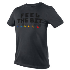 Футболка з принтом, FEEL THE BIT, розмір XL