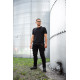 Футболка-поло NEO TOOLS 81-659 DENIM BLACK, чорна, 100% бавовна, робоча