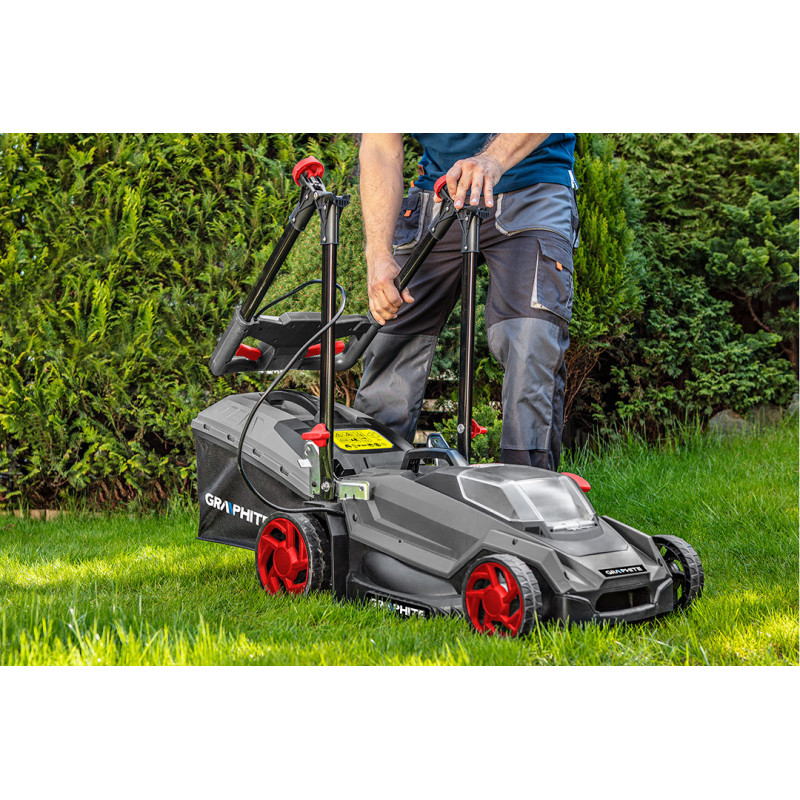 Акумуляторна газонокосарка GRAPHITE 58G033 (36V, 40 см, травозбірник 40л) без АКБ