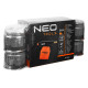 Газова паяльна лампа NEO TOOLS 20-045 з 4 картриджами, 190 г, потужність 1,2 кВт, температура 1350°C