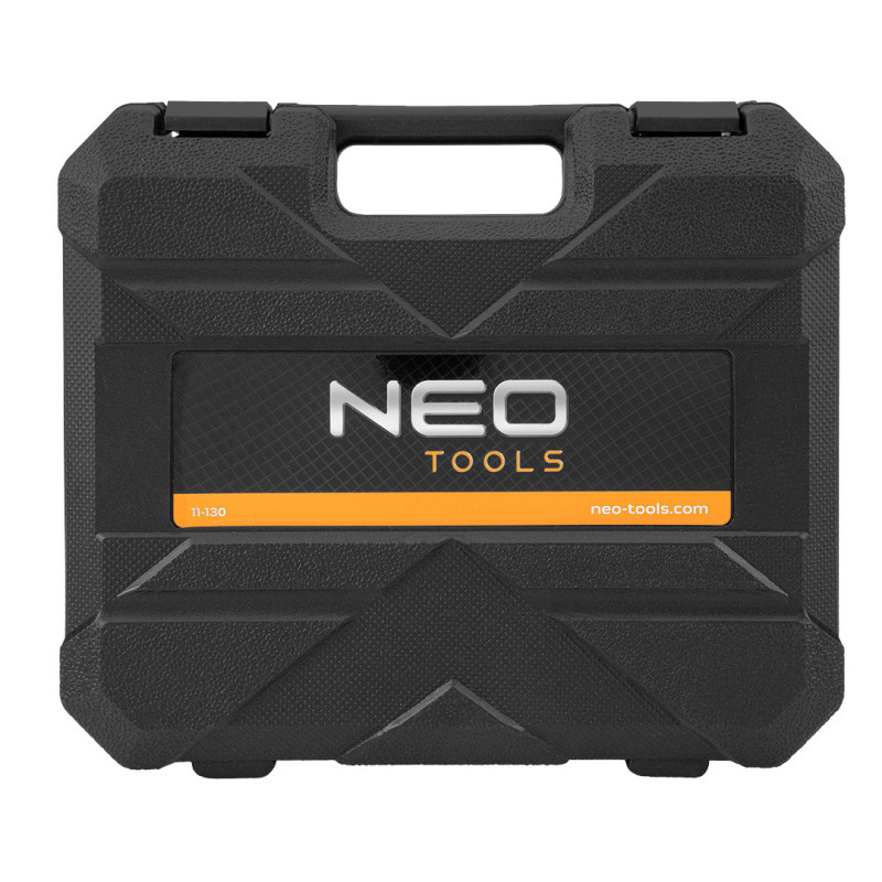 Набір для перевірки биття гальмівних дисків NEO Tools 11-130, циферблатний індикатор, точність 0,01 мм