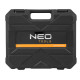 Набір для перевірки биття гальмівних дисків NEO Tools 11-130, циферблатний індикатор, точність 0,01 мм