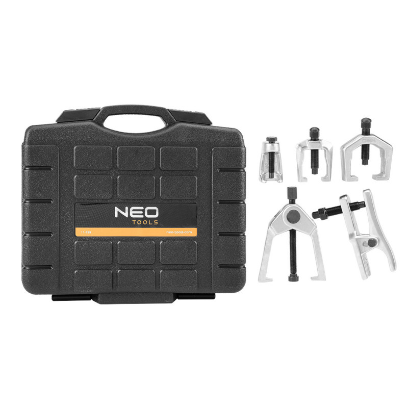 Набір знімачів тяг і кульових опор NEO Tools 11-799, 5 предметів, кейс