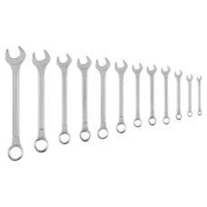 Ключі комбіновані ріжково-накидні Top Tools 35D357, набір 12 шт., 6–22 мм, сталь