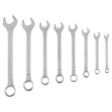 Набір ріжково-накидних ключів Top Tools 35D356, 8 шт., 6–19 мм, сталь