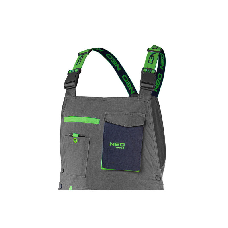 Робочий напівкомбінезон Neo Tools 81-247 PREMIUM, 100% бавовна