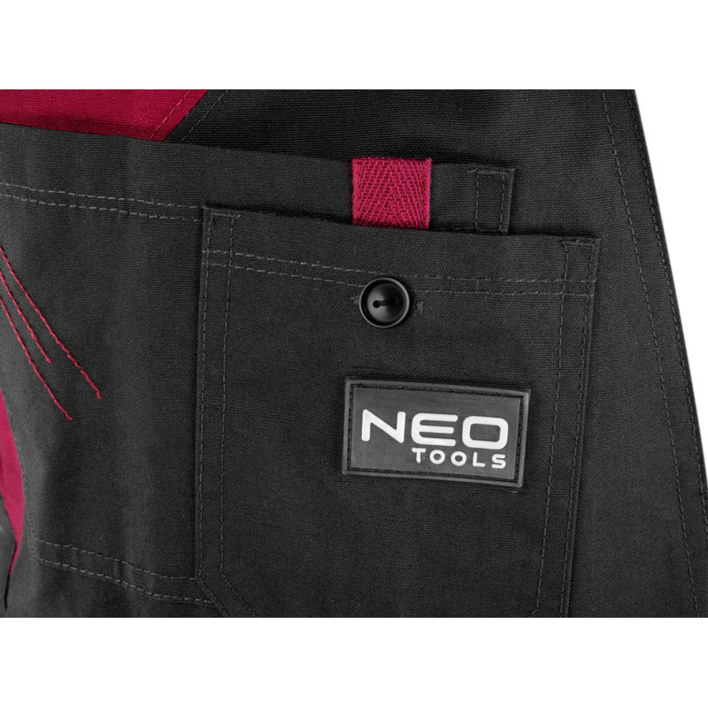 Напівкомбінезон жіночий NEO TOOLS 81-258, зручний крій, еластичний пояс