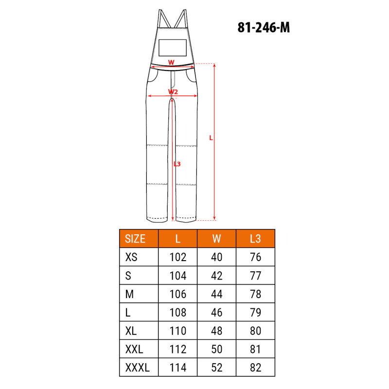 Робочий напівкомбінезон PREMIUM Neo Tools 81-246