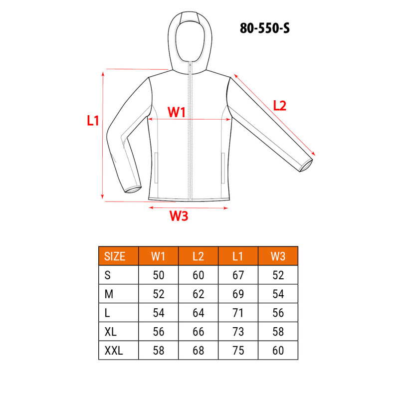 Жіноча куртка Neo Tools 80-550 softshell водонепроникна, вітронепроникна та дихаюча