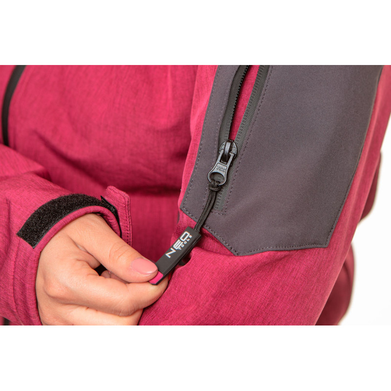 Жіноча куртка Neo Tools 80-550 softshell водонепроникна, вітронепроникна та дихаюча