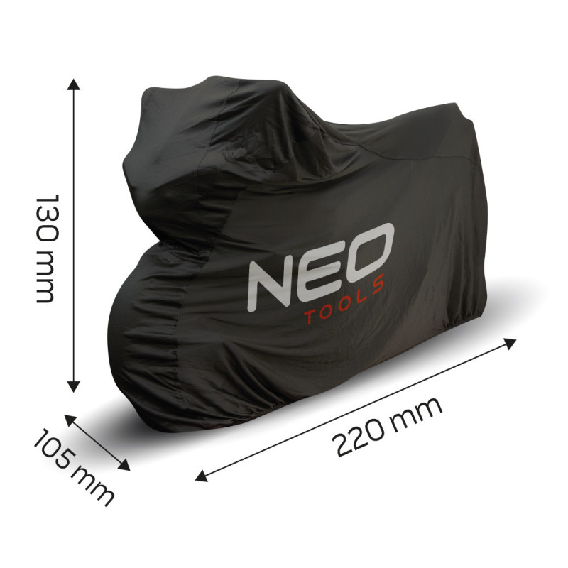 Дихаючий чохол для мотоцикла та скутера NEO Tools 10-472, 220x105x130 см, захист від пилу