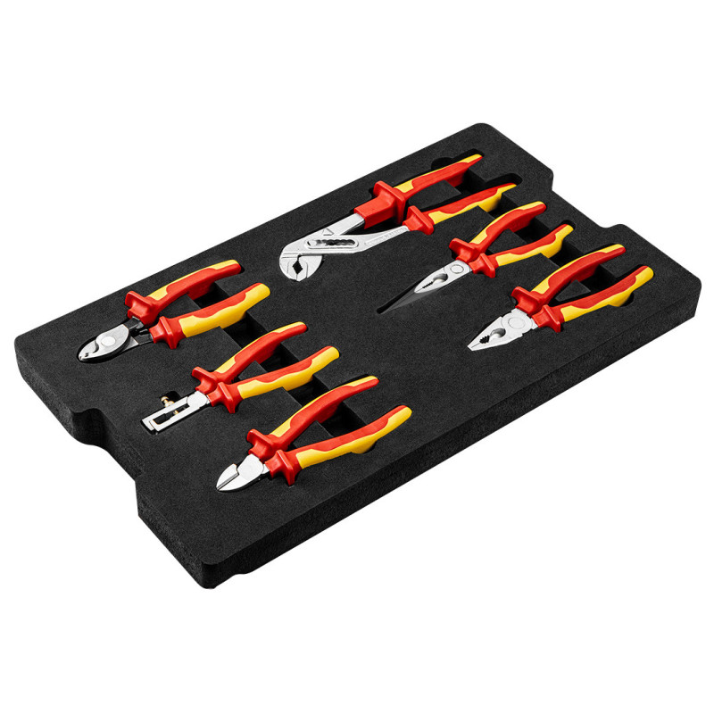 Професійний сервісний ящик електрика Neo Tools 01-311, 52 інструменти, IP67.
