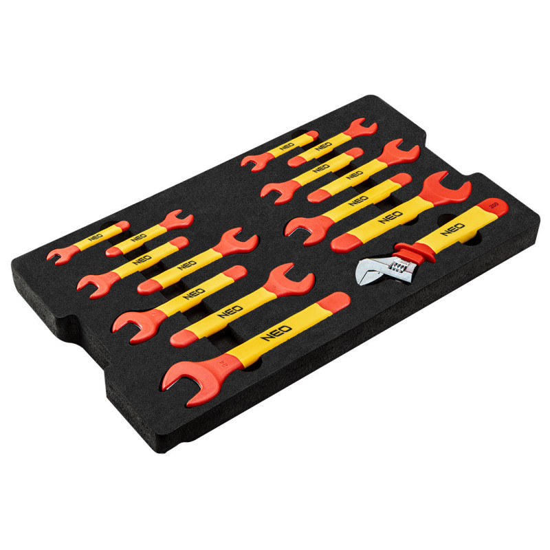 Професійний сервісний ящик електрика Neo Tools 01-311, 52 інструменти, IP67.