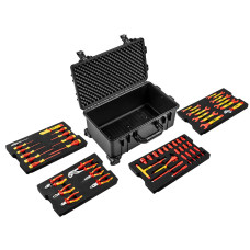 Професійний сервісний ящик електрика Neo Tools 01-311, 52 інструменти, IP67.