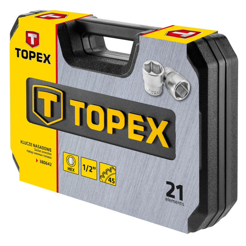 Набір інструментів Topex 38D642, 21 шт