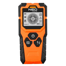 Детектор NEO TOOLS 75-250, 3-в-1, цифровий, метал/дерево/кабель, глибина до 100 мм, IP54