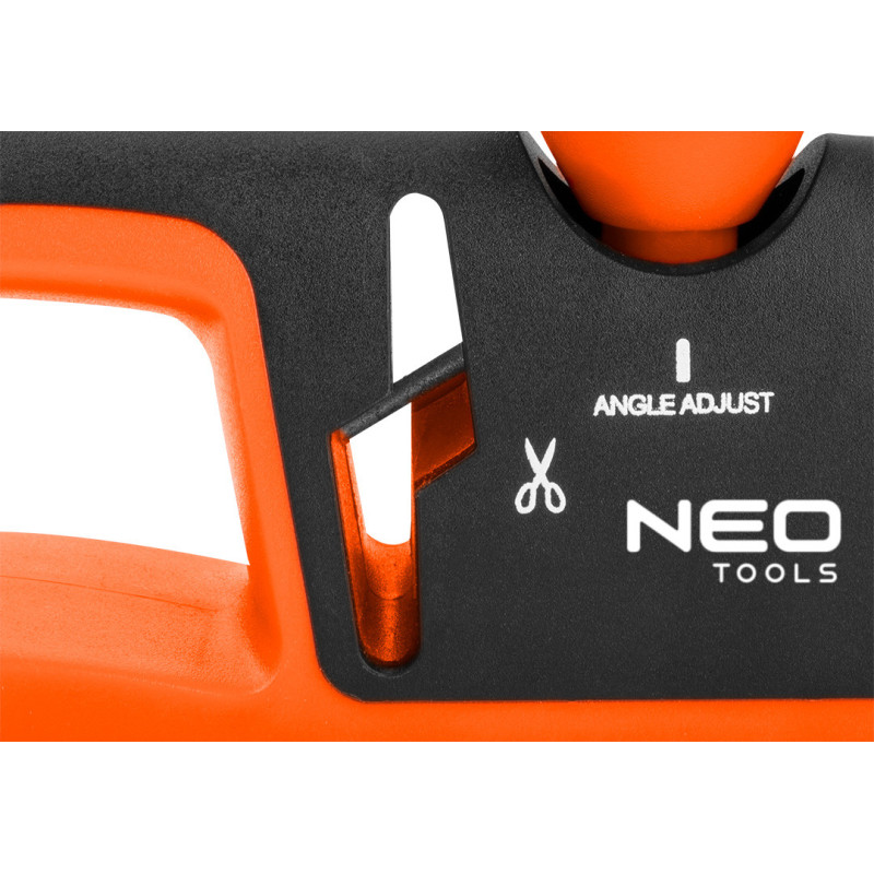 Точилка для ножів та ножиць NEO 56-050 з регулюванням кута, трьохступенева