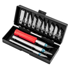 Ніж для точних робіт Top Tools 17B716 у кейсі з 13 змінними лезами
