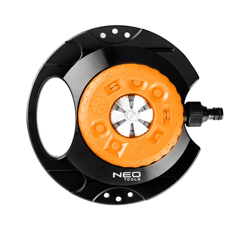 Дощуватель Neo Tools 15-780 для саду, 9 функцій, пластикова основа, полив до 95 м²