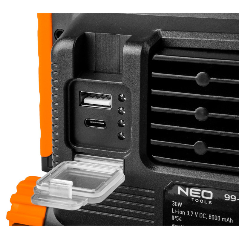 Акумуляторний прожектор NEO 99-064, 30 Вт, 3000 лм, світлодіод SMD, IP54
