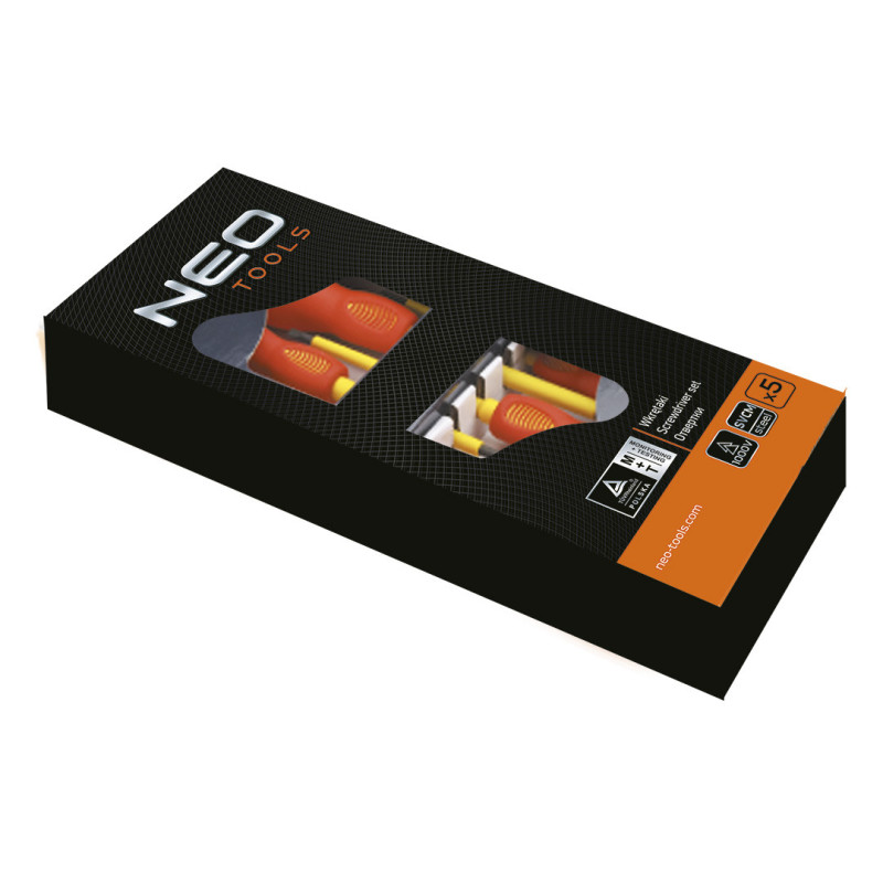Набір викруток Neo Tools 04-220, 5 штук, 1000 В