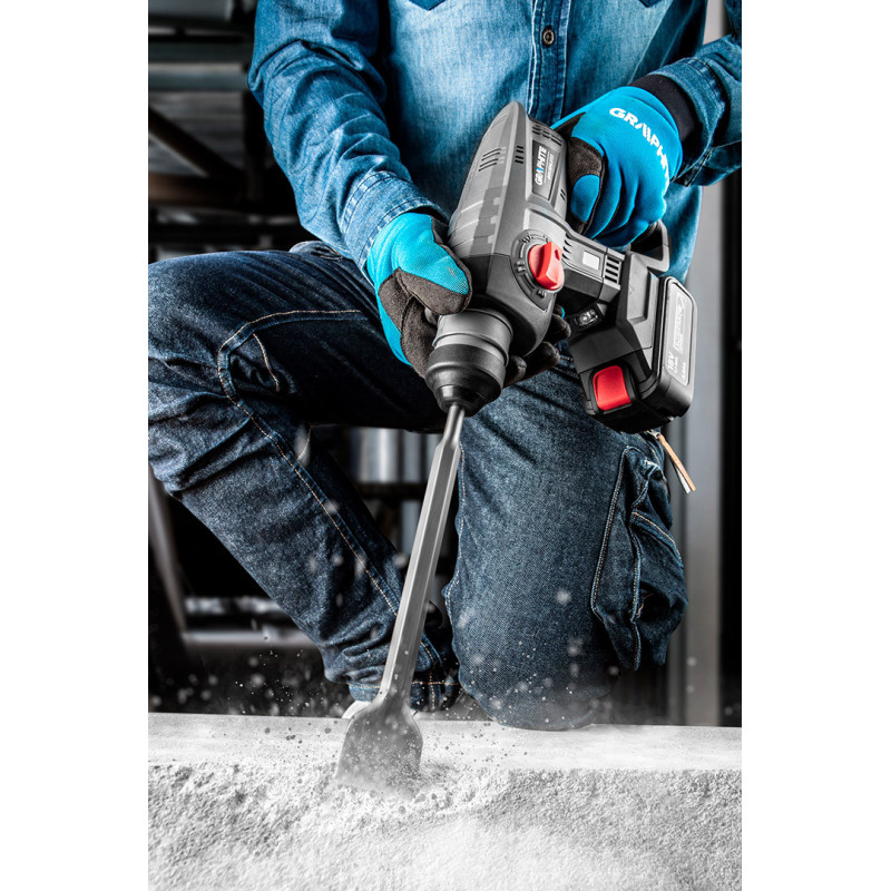 Акумуляторний перфоратор GRAPHITE 58G027 18V SDS Plus, безщітковий, 2.2 Дж, Energy+