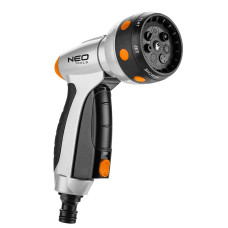Пістолет для поливу Neo Tools 15-706, 7 функцій, із замком та регулюванням потоку