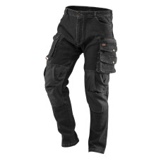 Робочі штани DENIM, чорні, розмір M