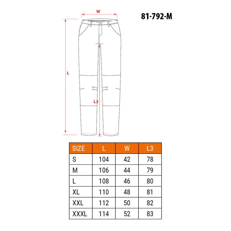 Робочі штани Neo Tools 81-792 Hi Visibility