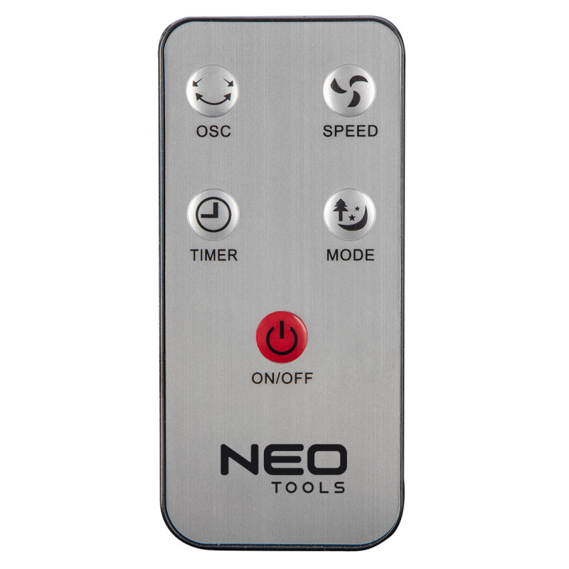 Підлоговий вентилятор NEO 90-002, 45 Вт, 3 швидкості, таймер, пульт ДУ